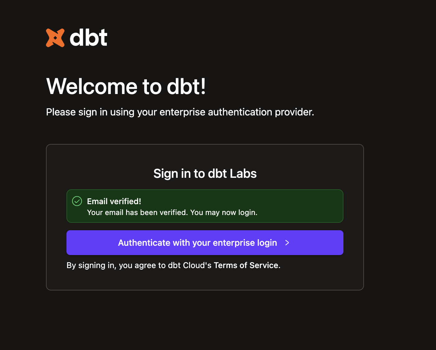 User invitation with SSO configured